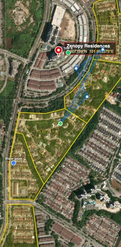 Measuring a route distance across a map in VicMap