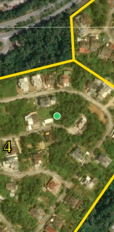 VicMap zoomed deep into a map with boundaries staying sharp